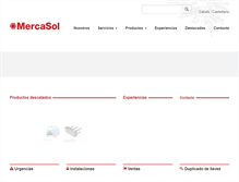 Tablet Screenshot of mercasol.cat